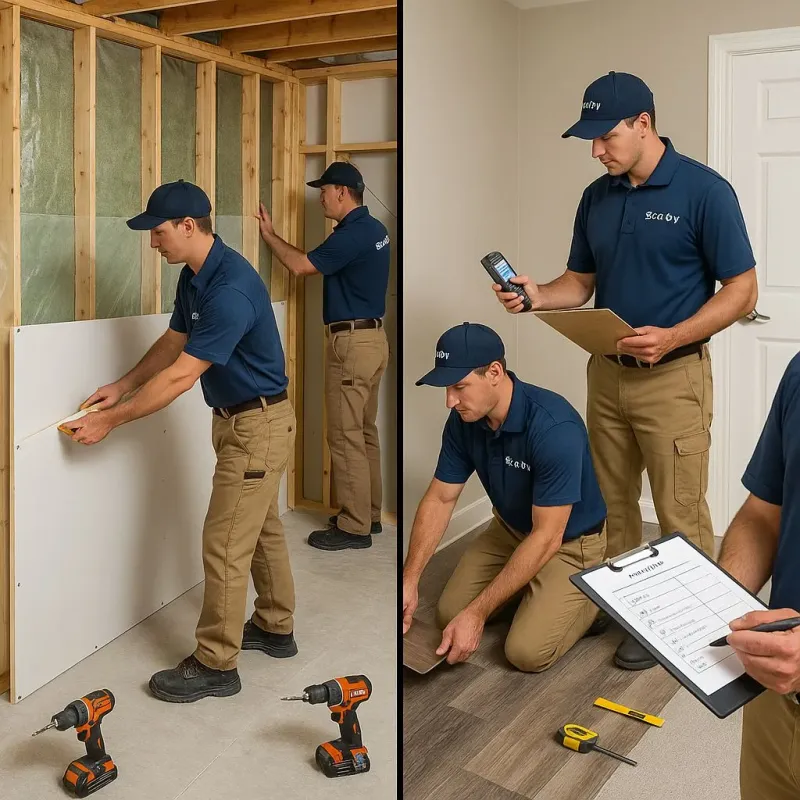 Repairs and Reconstruction process in Logansport, LA